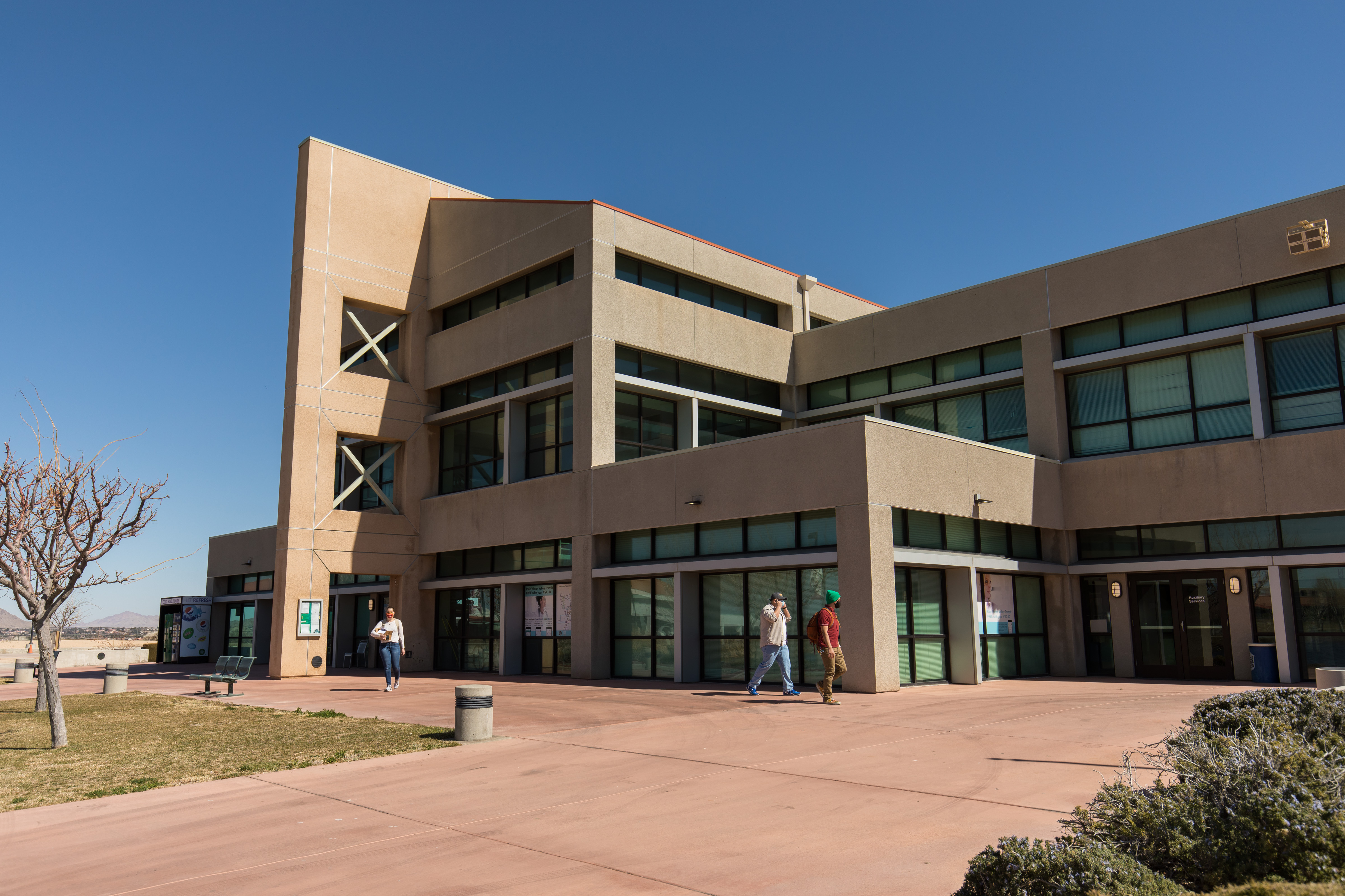 Outside of building on VVC campus.