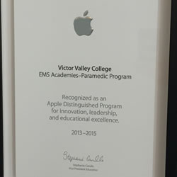 Apple Distinguished Program - Victor Valley College EMS Acad