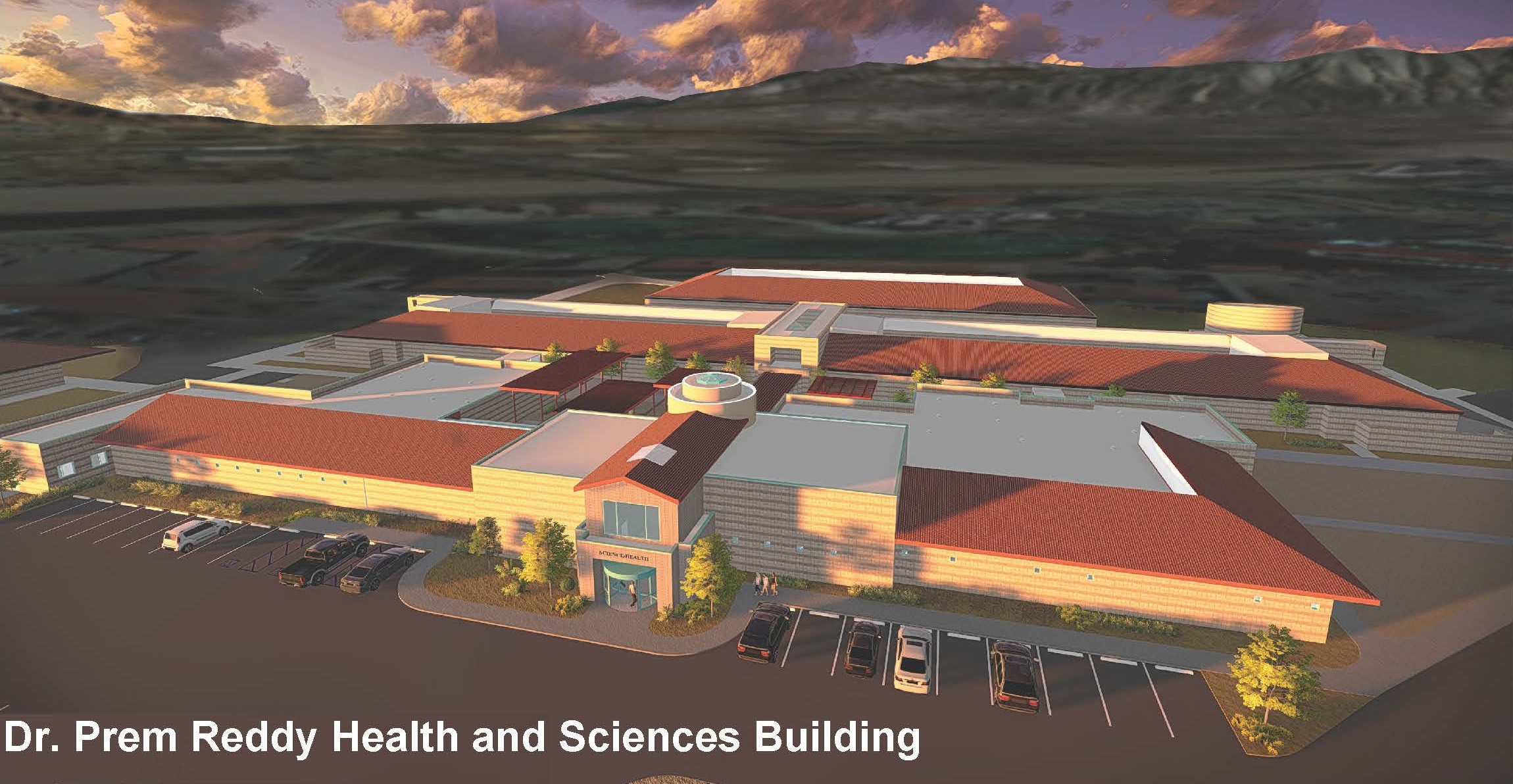 Health and Sciences Bldg Pic.jpg New Building Pic