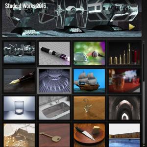 media arts student work